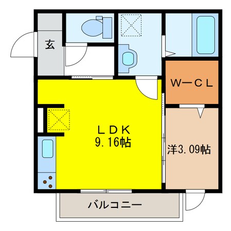 Ｒｉｑｕｅｚａ黒野Ⅱの物件間取画像